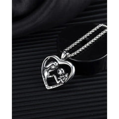 Steel Forever Love Necklace