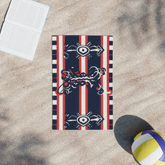 Nautical Theme Beach Towel