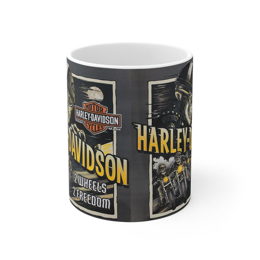 Harley Davidson Art Motorcycle Gift Mug