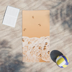 Footprints Beach Towel