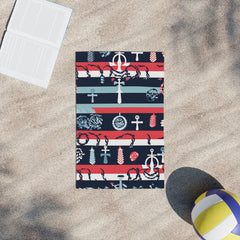 Nautical Beach Towel