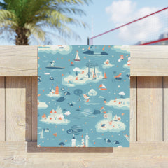 World Travel Beach Towel