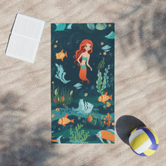 Mermaid Undersea Beach Towel