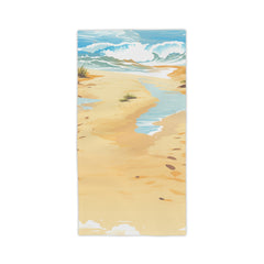 Footprints To Ocean Beach Towel