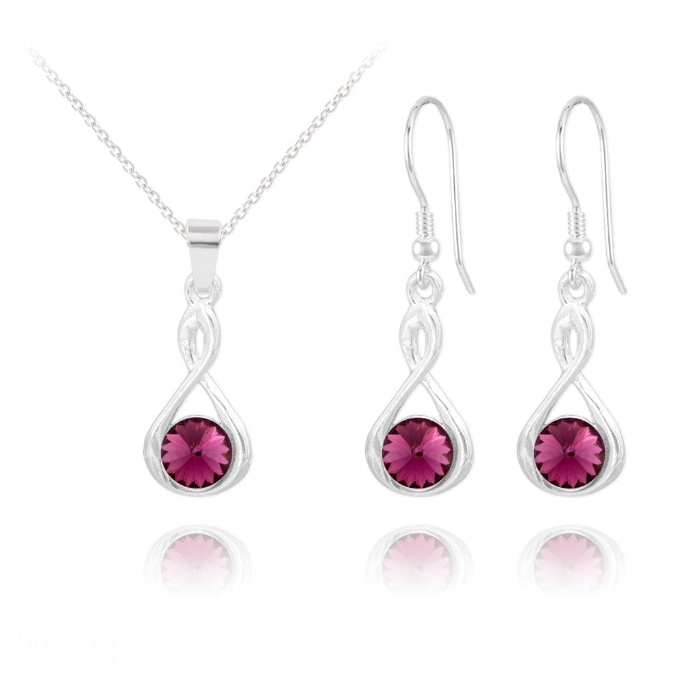 Infinity Fine Silver Jewellery Set