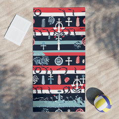 Nautical Beach Towel