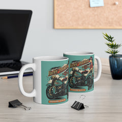 Harley Motorcycle Retro Art Mug