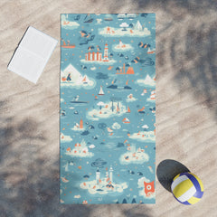 World Travel Beach Towel