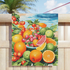 Fruits On Beach Towel