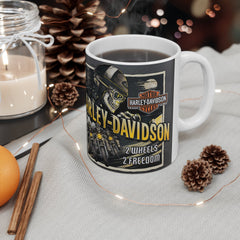 Harley Davidson Art Motorcycle Gift Mug