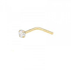 Gold Nose Stud - 2mm