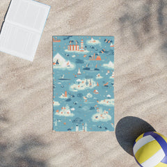 World Travel Beach Towel