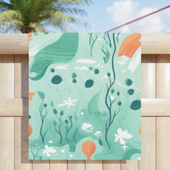 Mermaid Undersea Beach Towel