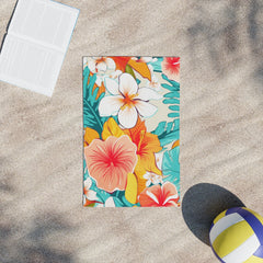 Flowers Beach Towel