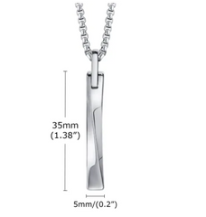 Tungsten Necklace for Men