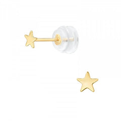 14k  Gold Star Earrings