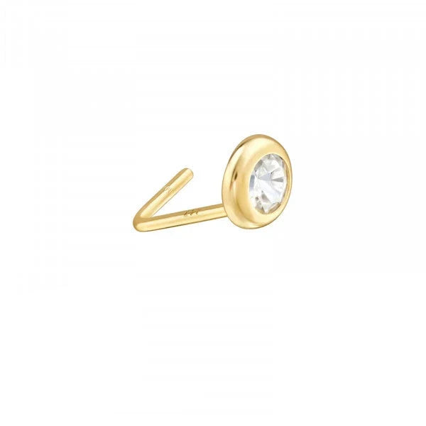 Gold Nose Stud - 3mm