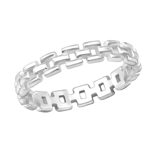 Silver Chain Ring