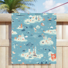 World Travel Beach Towel