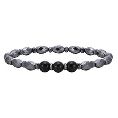 Hematite Beaded Bracelet