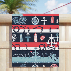 Nautical Beach Towel