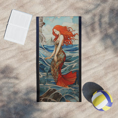 Modern Mermaid Beach Towel