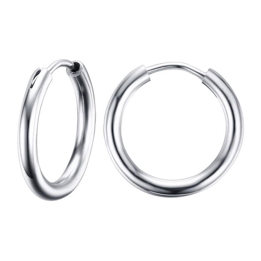 Stainless Steel Hoop Earrings