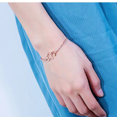 Star & Moon Copper Bracelet