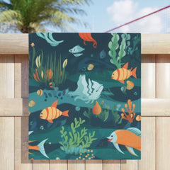 Mermaid Undersea Beach Towel