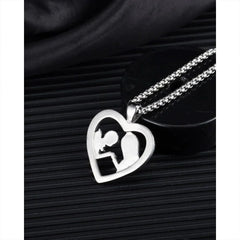 Steel Forever Love Necklace