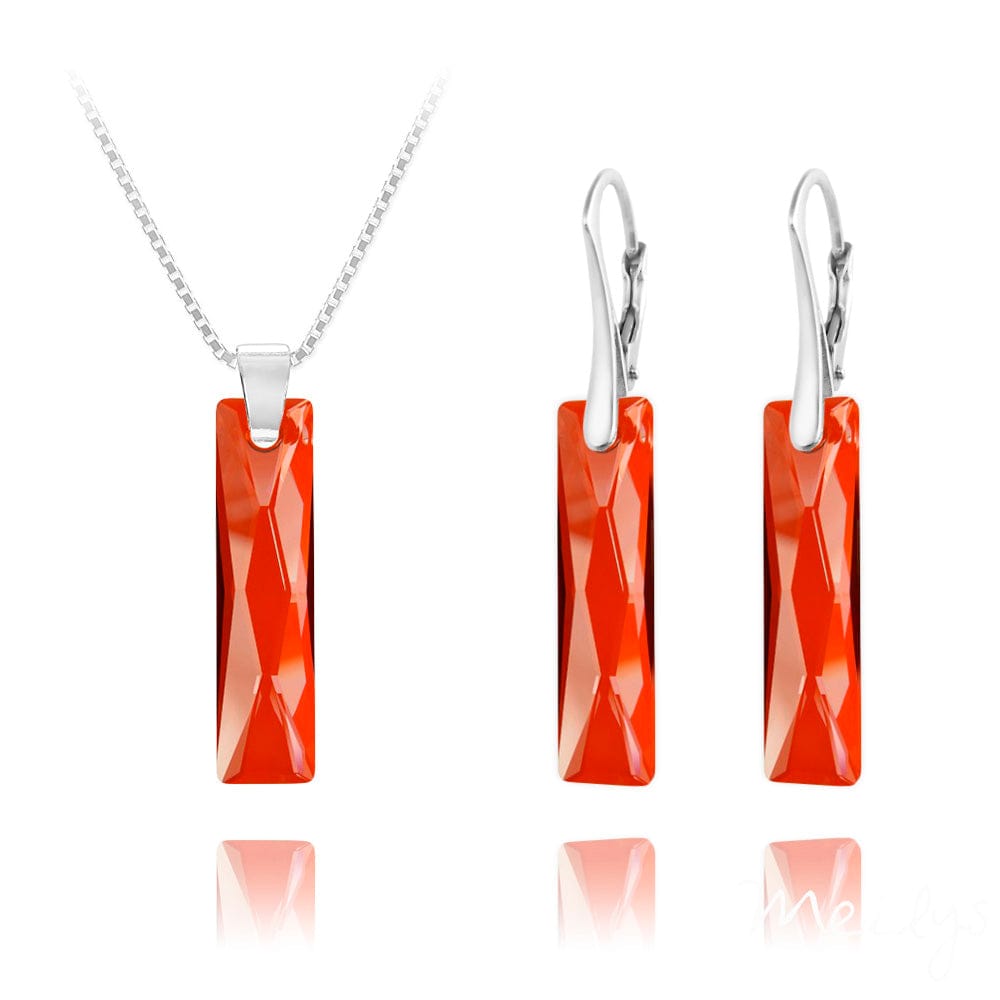 Red Queen Baguette  Fine Jewellery Set