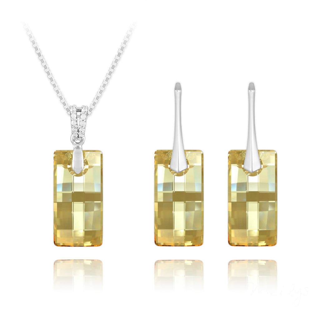 Golden Shadow Silver Fine Jewellery Set