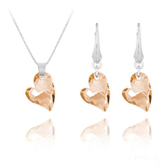 Silver Heart Luxury Jewellery Set