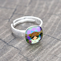 Paradise Shine Adjustable Silver Ring