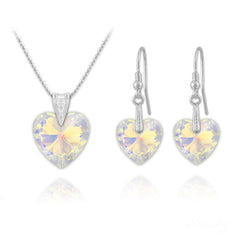 Silver Heart Fine Jewellery Set