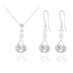 Infinity Fine Silver Jewellery Set