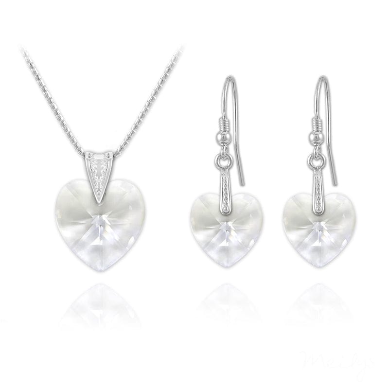 Silver Heart Fine Jewellery Set