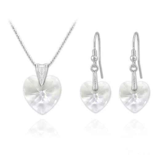 Silver Heart Fine Jewellery Set