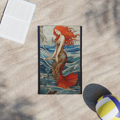 Modern Mermaid Beach Towel