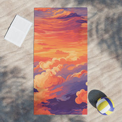 Ocean Sunset Towel