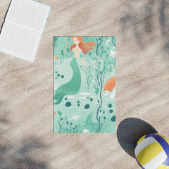 Mermaid Undersea Beach Towel