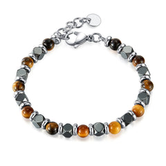 Tiger Eye Hematite Bracelet