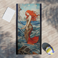 Modern Mermaid Beach Towel