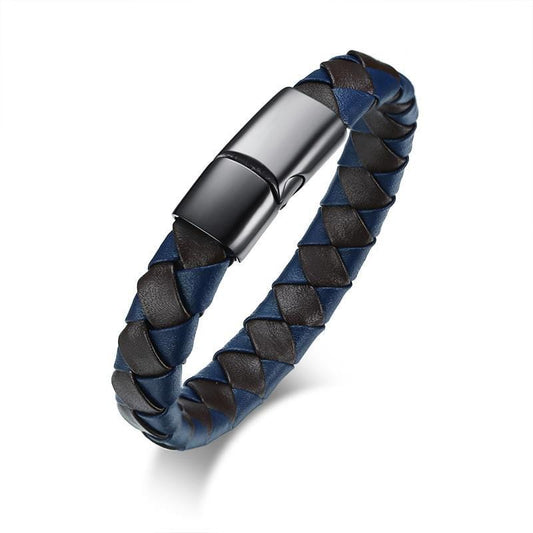 Mens  Genuine Leather Bracelet