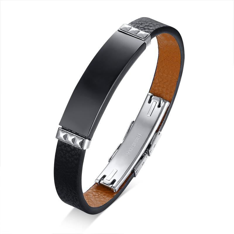 Personalize Leather Bracelet for Men