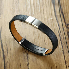 Personalize Leather Bracelet for Men