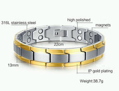 Mens Magnetic Healing Bracelet