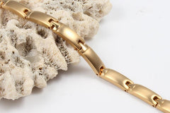 Womens Gold  Magnetic Therapy Bracelets