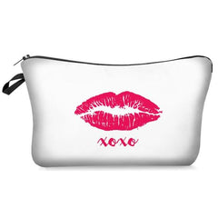 Xoxo Lips Cosmetic Bag for Travel