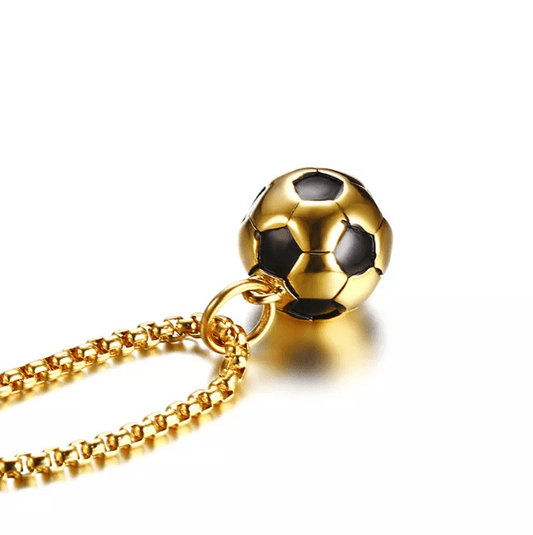 Steel Football Men Necklace 